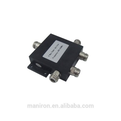 4 way microstrip power divider,400-430MHz,IP60 or 65,widely used in IBS, BTS, DAS