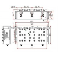 Cavity RF WCDMA/UHF/VHF Duplexer( Passive Components)