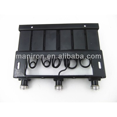 Cavity 6 way Repeater of 2 two way radios mobile VHF UHF Duplexer