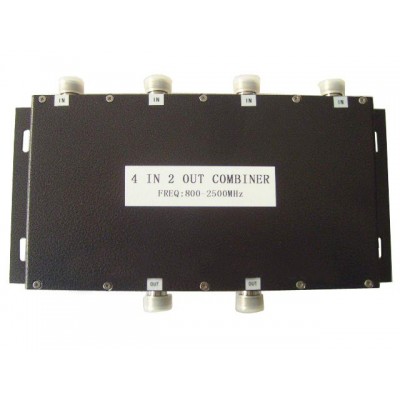 800-2500MHz rf Hybrid Combiner (4 in 2out), hybrid metrix/matrix, IBS, BTS, DAS