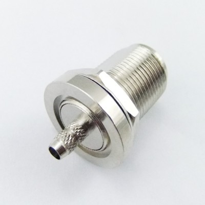 N Female RF Adapter For Medium Coaxial Cable