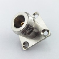 N Female RF Coaxial Adapter For Medium Coaxial Cable