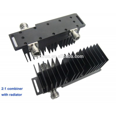 hybrid combiner, 800-2500MHz, 2 in 1 out with radiator, IBS material